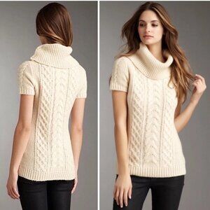 BCBGMaxAzria | Cowl Neck Sweater | Ivory Knit | SM